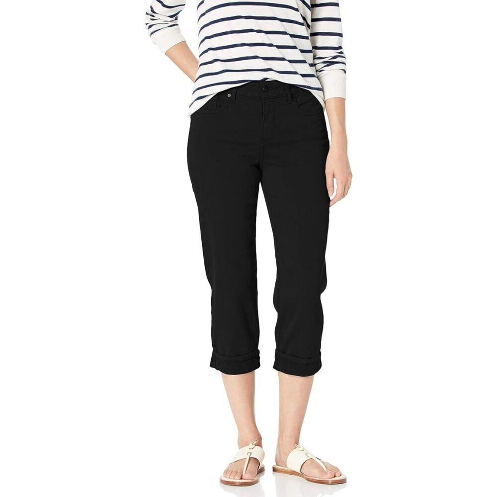 NYDJ Women's‎ Marilyn Straight Crop Cuff Jeans | Cropped Slimming Jeans, 8